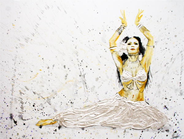 White Lily, schilderij uit 2011